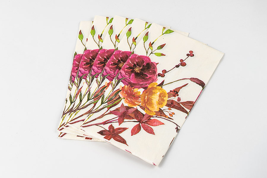 Servetel de hartie floral Servetel de hartie floral